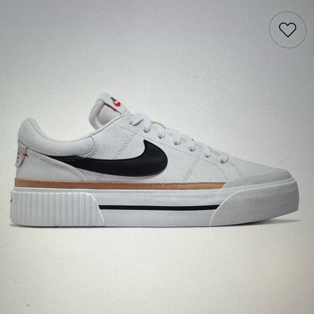 Nike Legacy Lift Women's Sneakers - White and Black